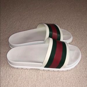 Gucci Web Slide ‘White’ Size 12 Used (US mens)